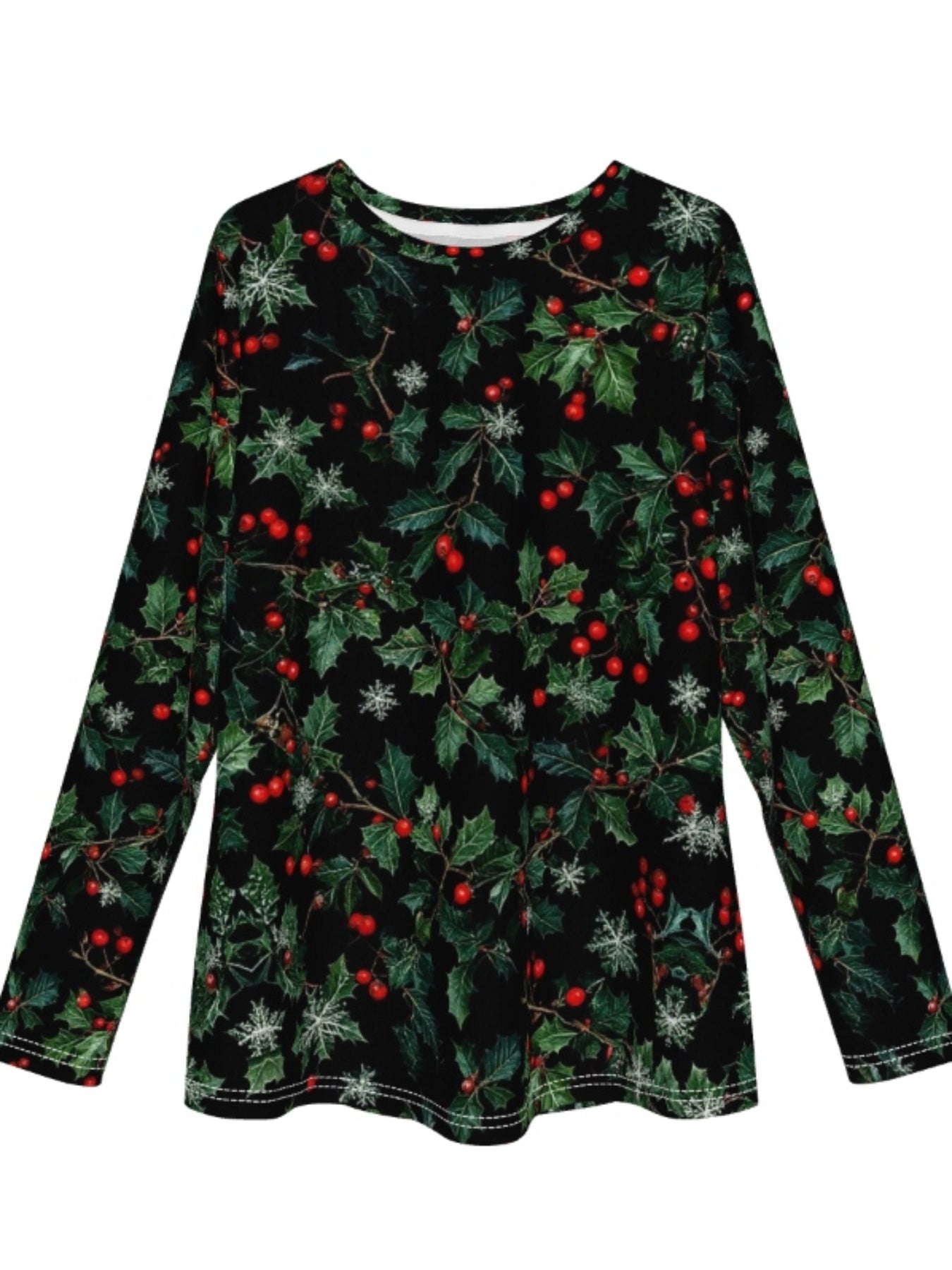Breathable Floral Print Blouse For Casual And Workwear