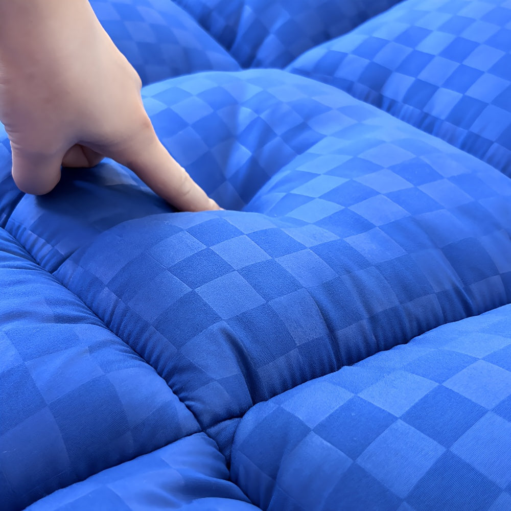 Extra-Thick Mattress Cover with Cushioning Layer - Spill-Proof & Stain-Resistant Bed Topper, Machine Washable Breathable Suitable for Bedrooms, Dorm Beds, Rooms, Care - Fit for All Mattresses (No)