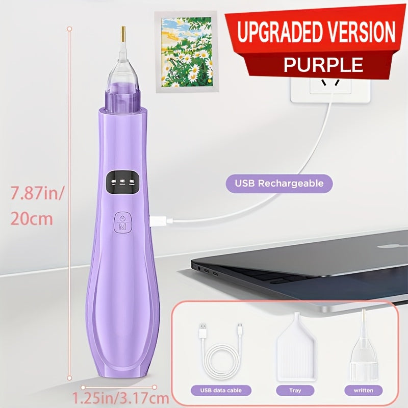 Electric Diamond Painting Pen With Storage Tray For Diamonds