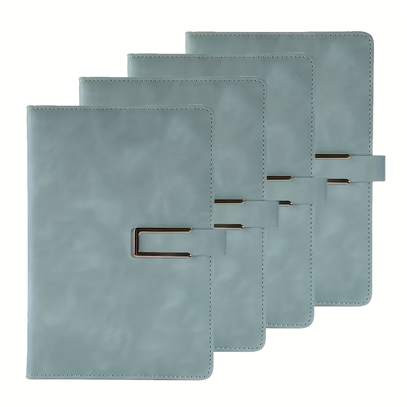 Leather Hardcover Lined Notebook 200 Pages With Index Stickers