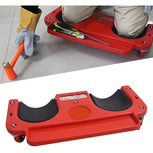 REVUP Rolling Knee Pad Platform With Wheels And Tool Tray