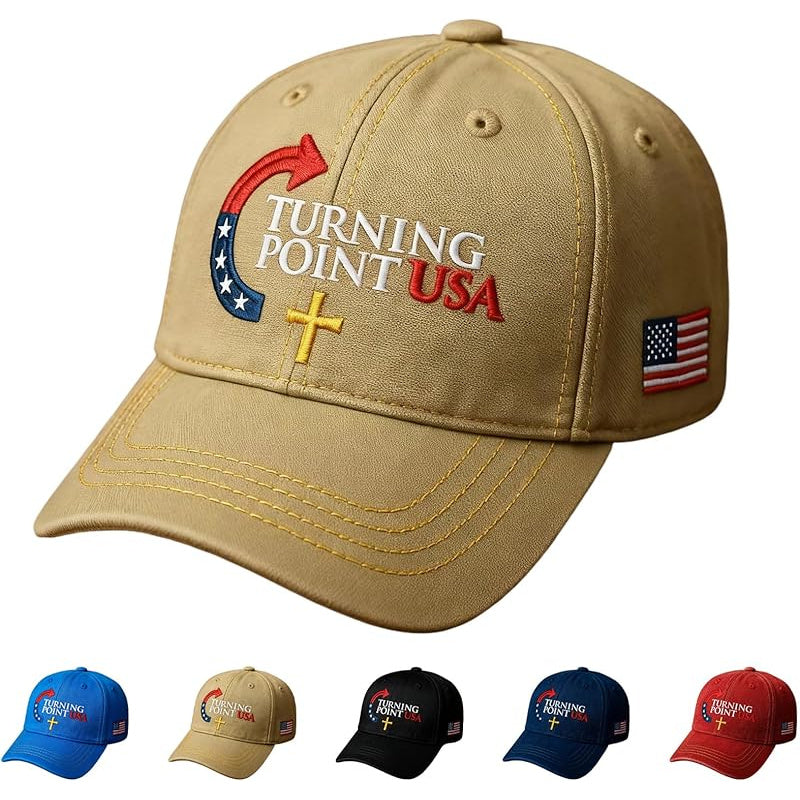 American Turning Point Patriotic Baseball Cap Unisex Adjustable Breathable