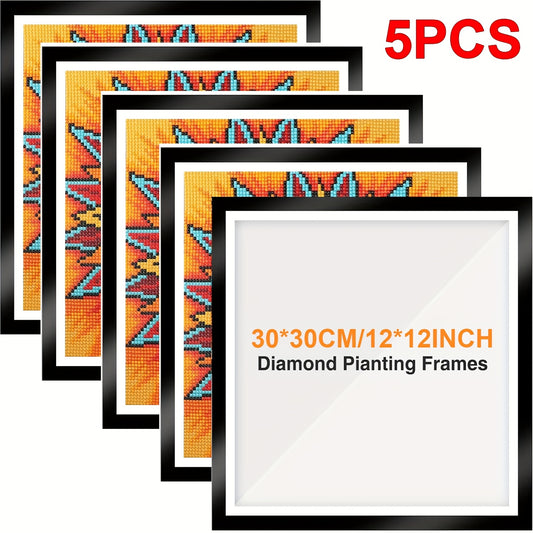5 Pack Diamond Painting Magnetic Frames Self Adhesive With Hooks