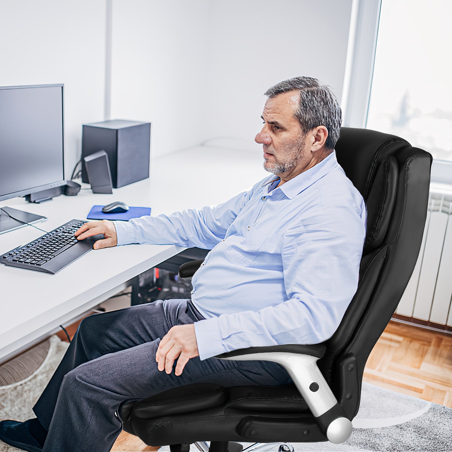 Heavy Duty Office Chair 600 Lbs Big And Tall Ergonomic Seat