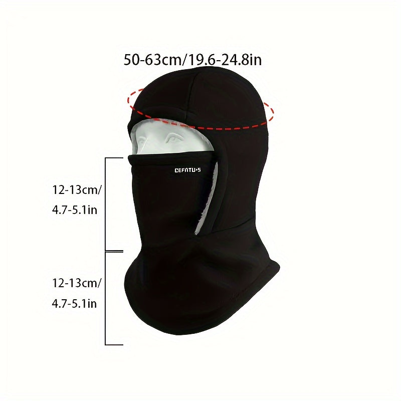 EAEOVNI Winter Windproof Balaclava Hat For Men Outdoor Neck Warmer