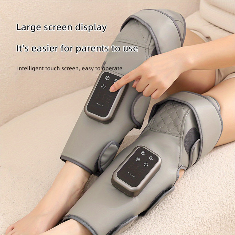 1pc an Electric Multifunctional Leg Massager Featuring Air Compression And Heating, with Three Modes And Three Intensity Settings, Rechargeable Via USB