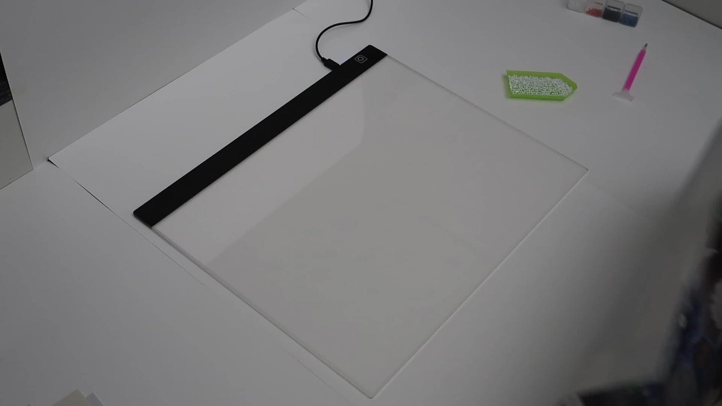 LED Light Pad For Diamond Painting USB Powered Adjustable Brightness