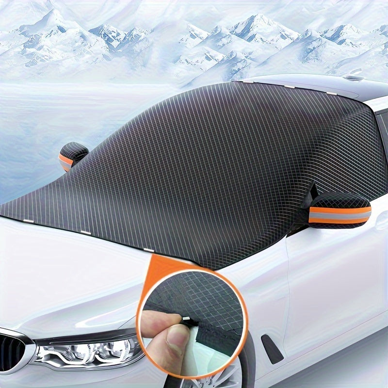 Magnetic Windshield Snow Cover Oxford Cloth Car Winter Protection