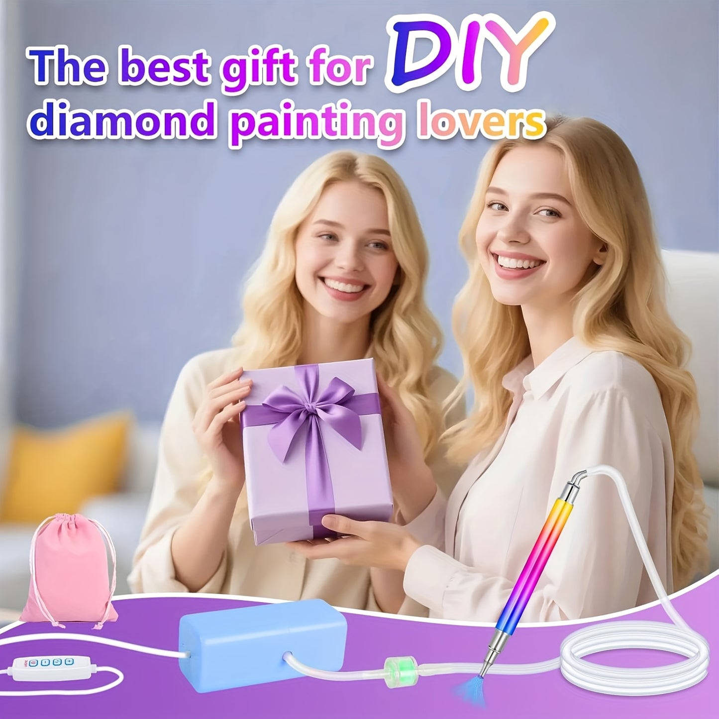 SOULKAWA Diamond Painting Pen Set With Storage Tray
