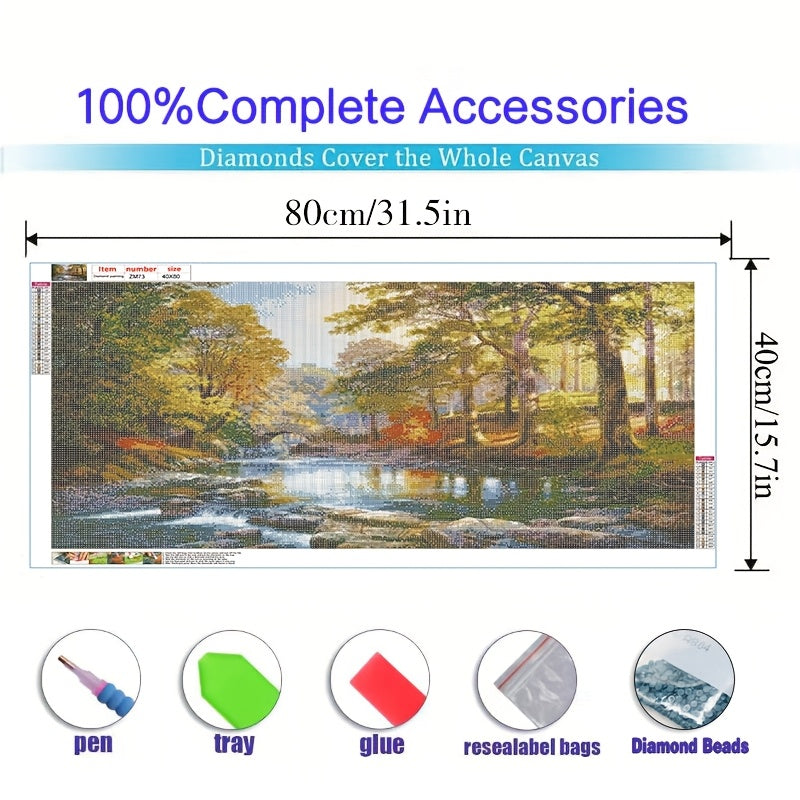 Diamond Painting Kits 5D Landscape Full Drill Rhinestone Art Lake