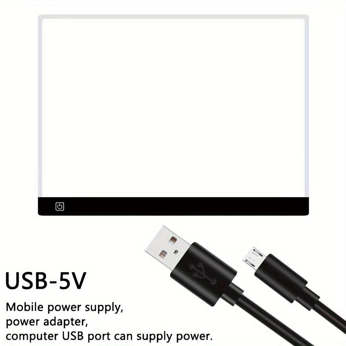 LED Light Pad For Diamond Painting USB Powered Adjustable Brightness