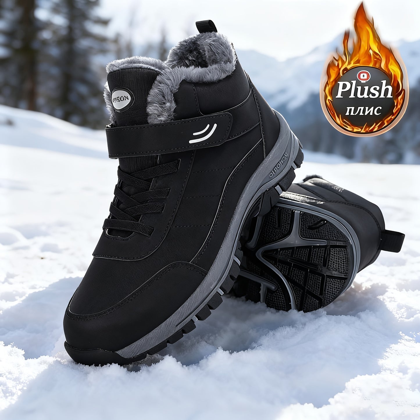 ZUTY Womens Snow Boots Fleece Lined Winter Waterproof Ankle Boot