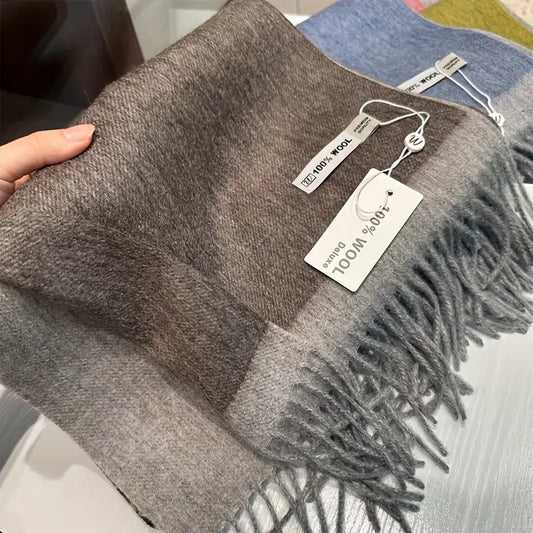 Australian Premium Wool Scarf For Women Winter Windproof Breathable