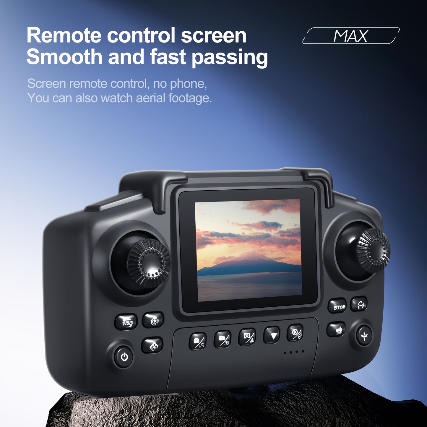 Drone MAX Upgraded With Dual Camera Obstacle Avoidance Remote