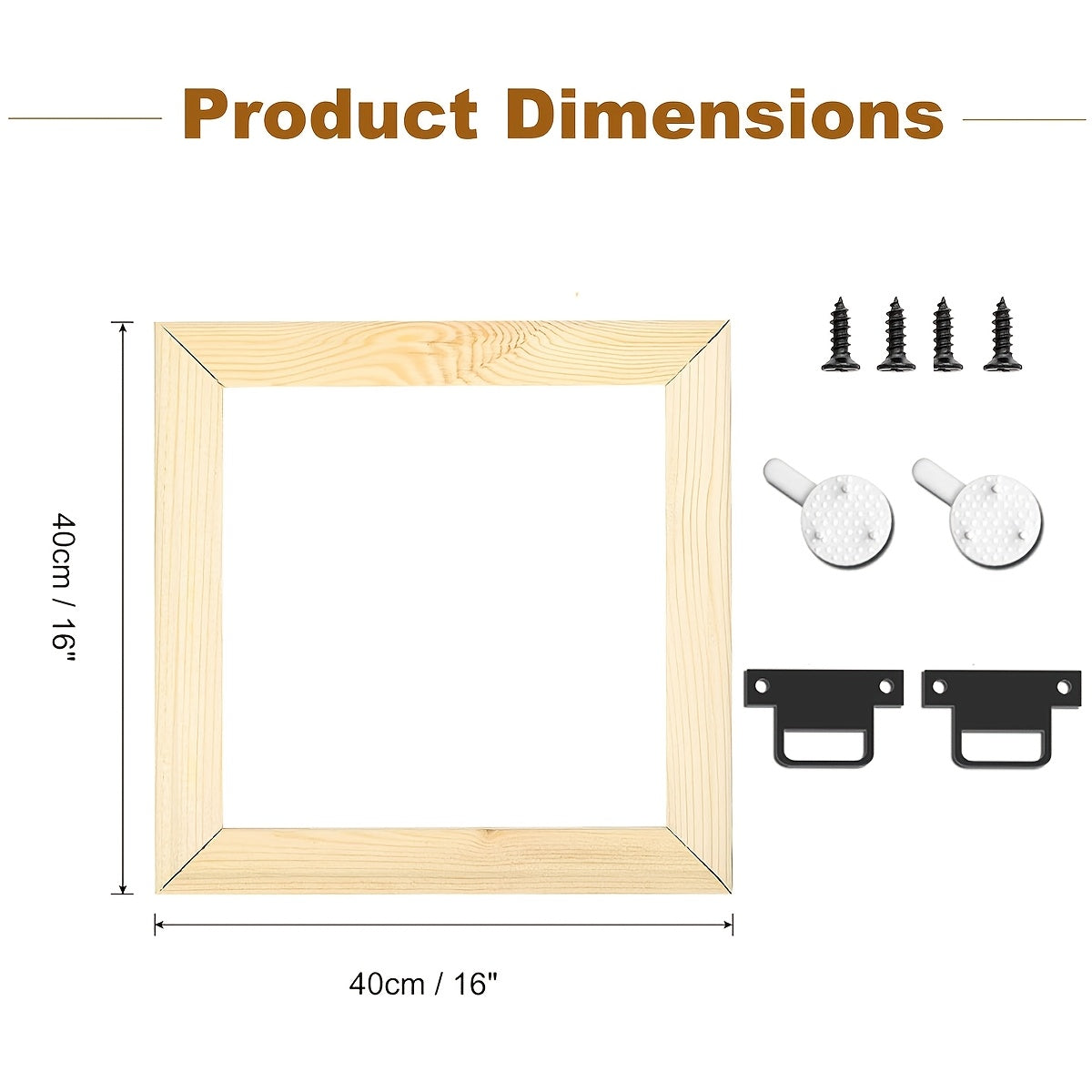 Solid Wood Poster Frame For Oil Painting Wall Art Decor