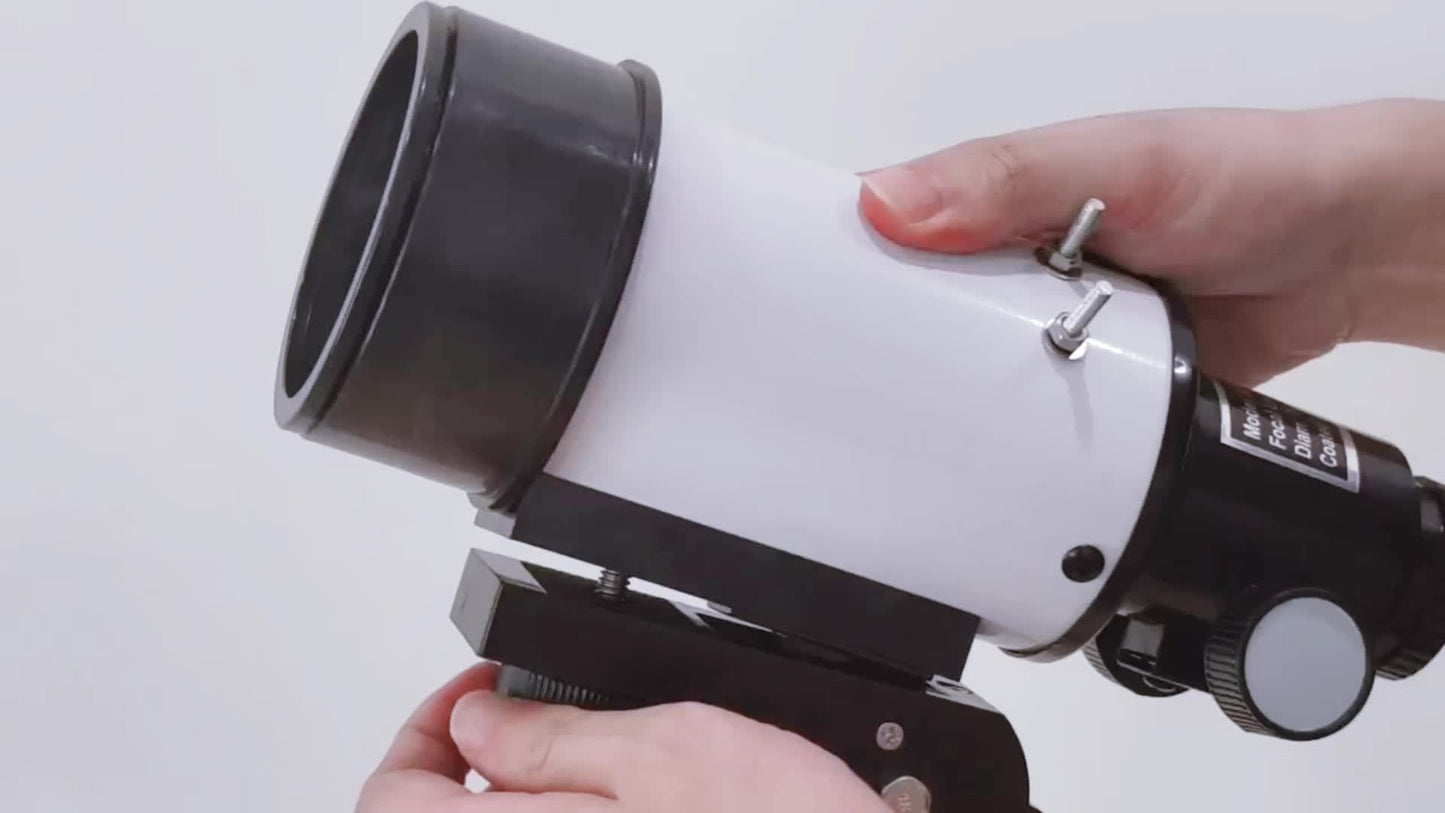 Portable Astronomical Telescope for Adults with Tripod Eyepiece and Barlow Lens