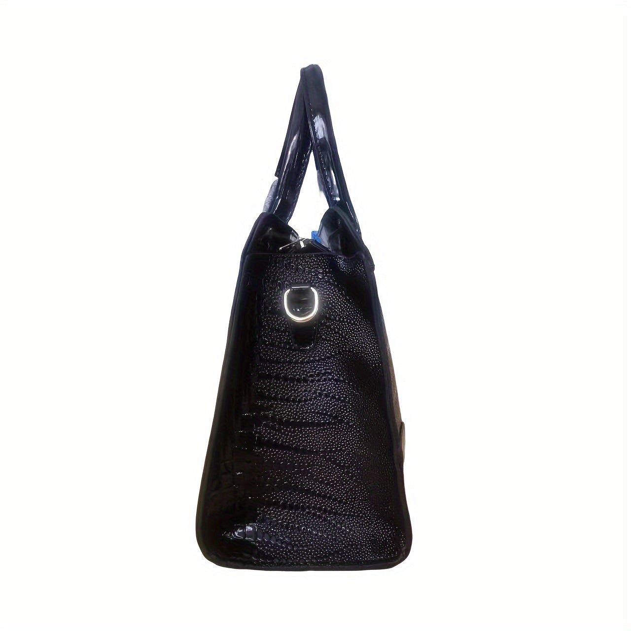 Elegant Crocodile Handbag Red Pattern Large Capacity Bag