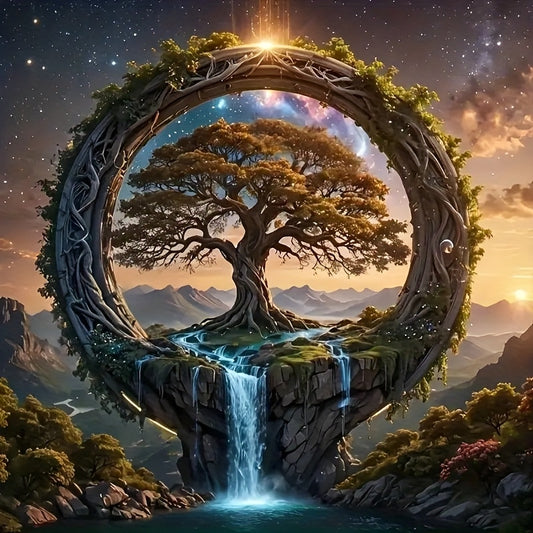Magical Tree Of Life Diamond Painting Kit 5D Round Beginners