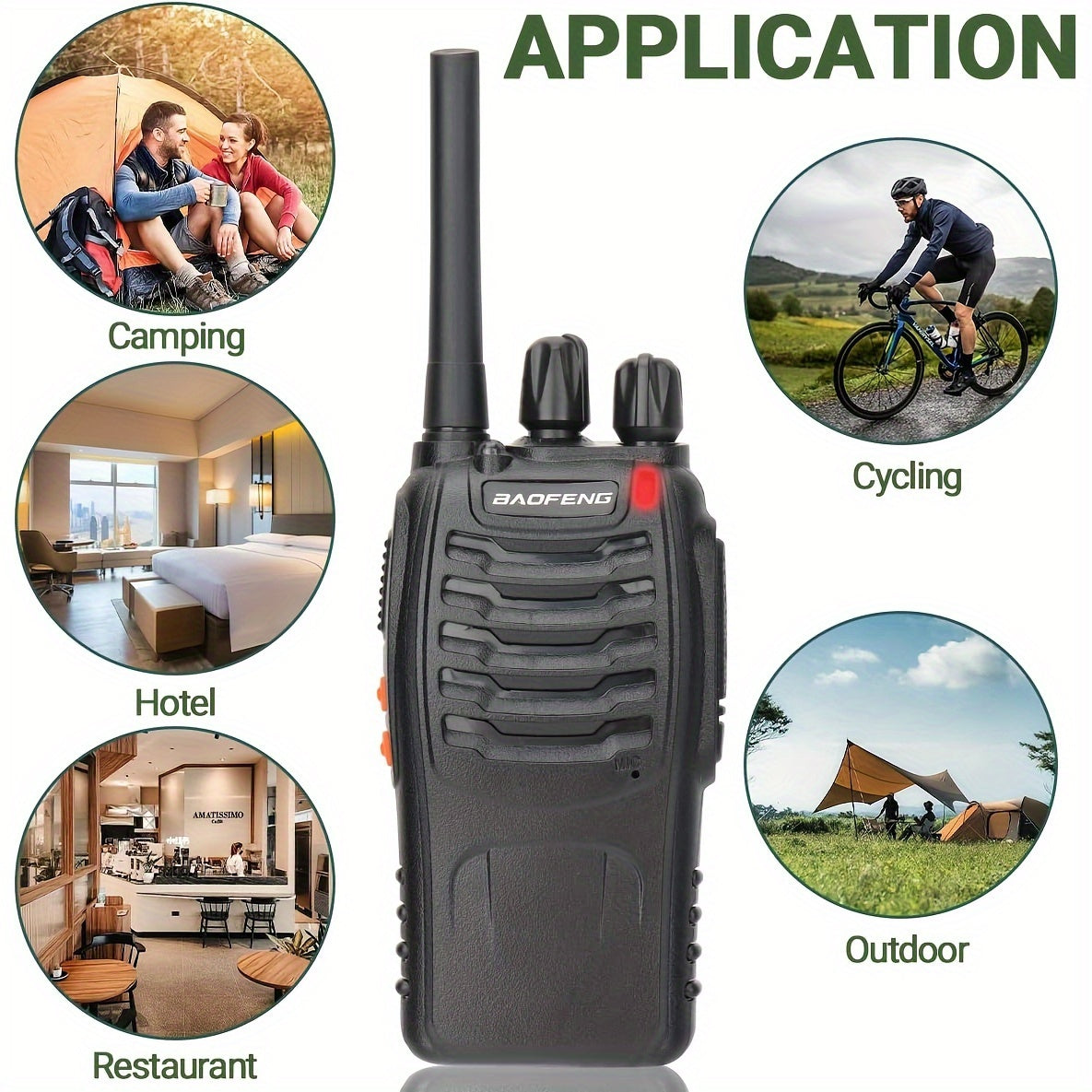 Baofeng Sixteen Walkie Talkie Long Range Portable Two Way Radio