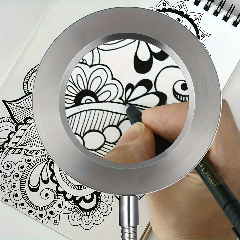 Diamond Painting Magnifier Light With 5V USB Clamp Lamp