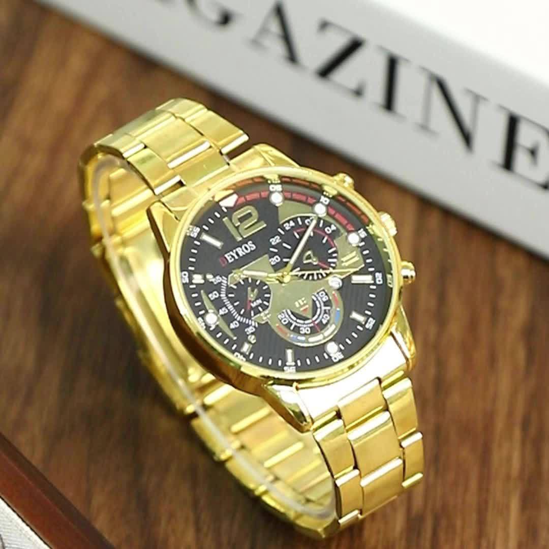 NOTIONR Men's Analog Quartz Watches With Date Display Casual Round