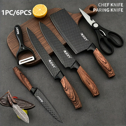 Five Cows Professional Knife Set With Ergonomic Wooden Handles