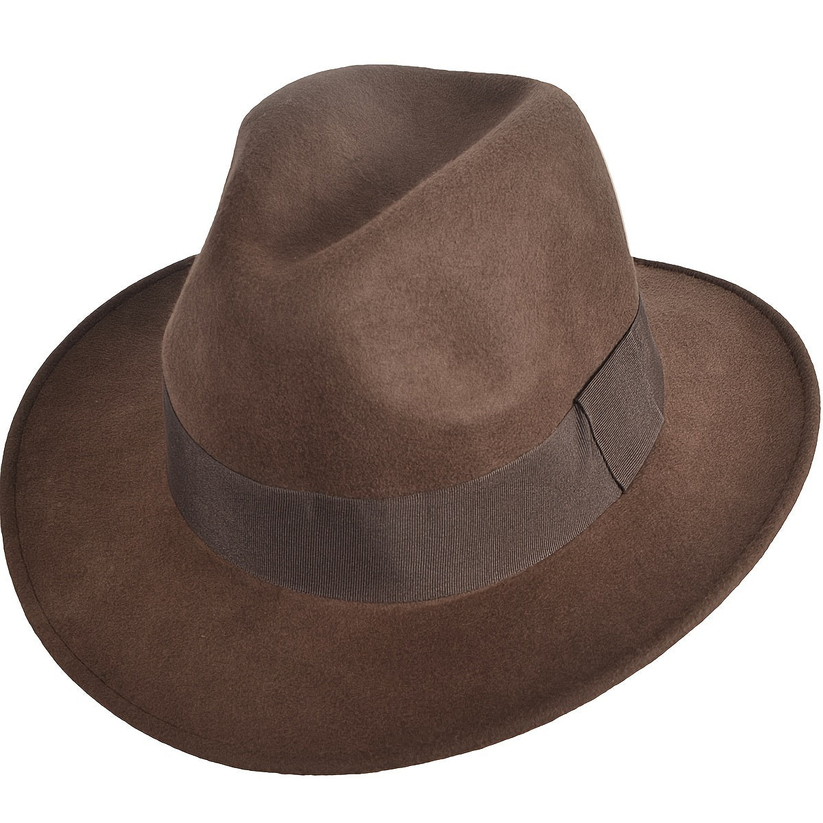 Unisex Wool Fedora Hat Moisture Wicking British Style Classic