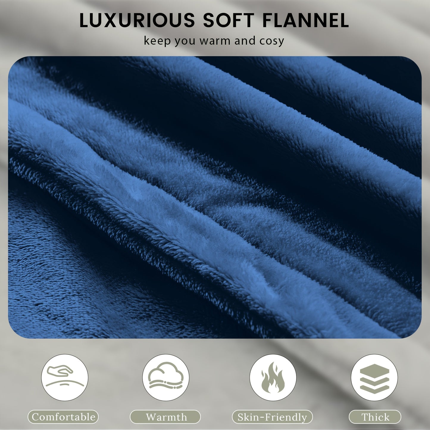 SAMEBED Heated Electric Blanket With Auto Off And 9 Settings