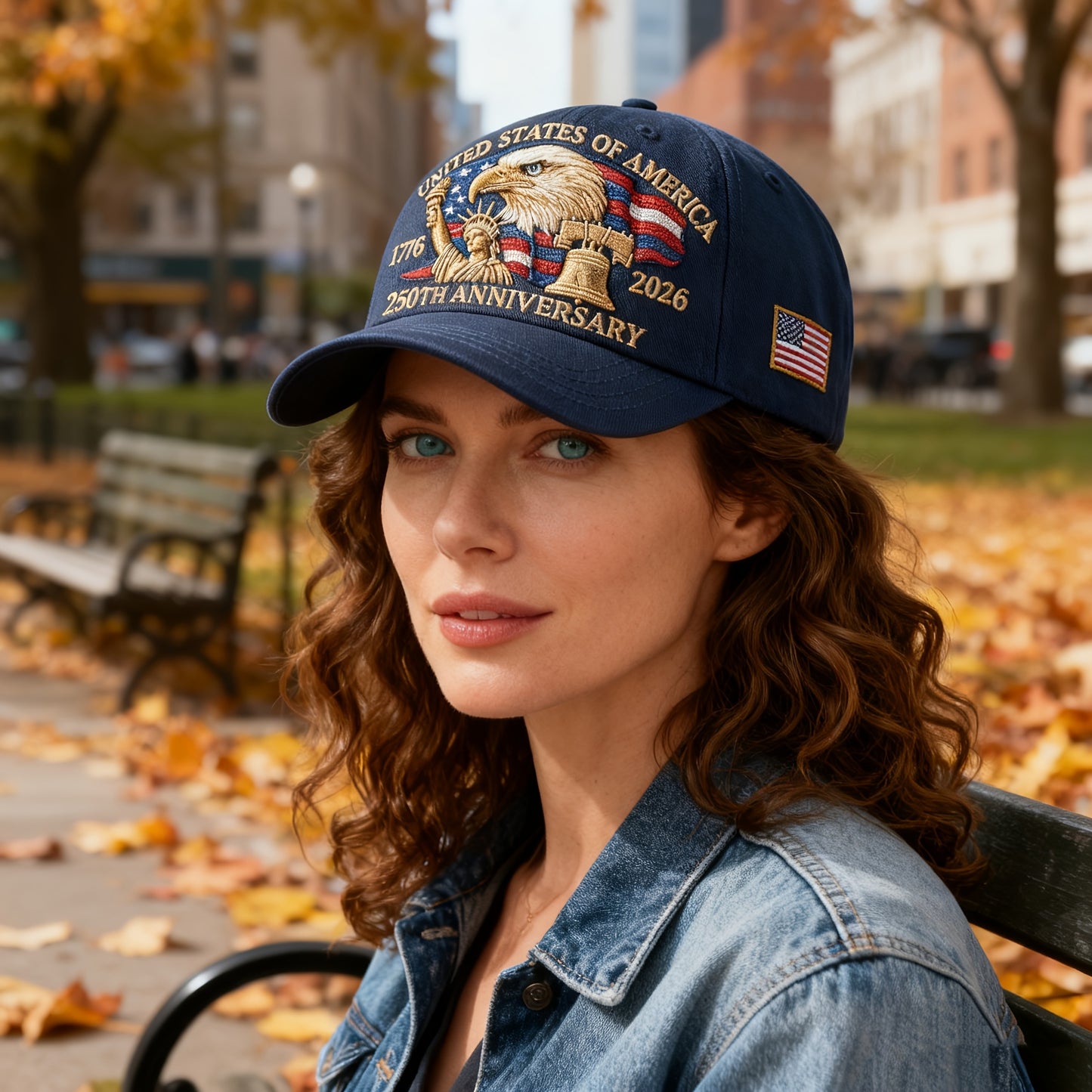 Set of 5 Men'S Baseball Caps Featuring Patriotic Embroidery for The 250Th Anniversary, Commemorating The Dates 1776-2026, Suitable for Independence Day And Everyday Casual Wear, Adjustable for Unisex Fashion