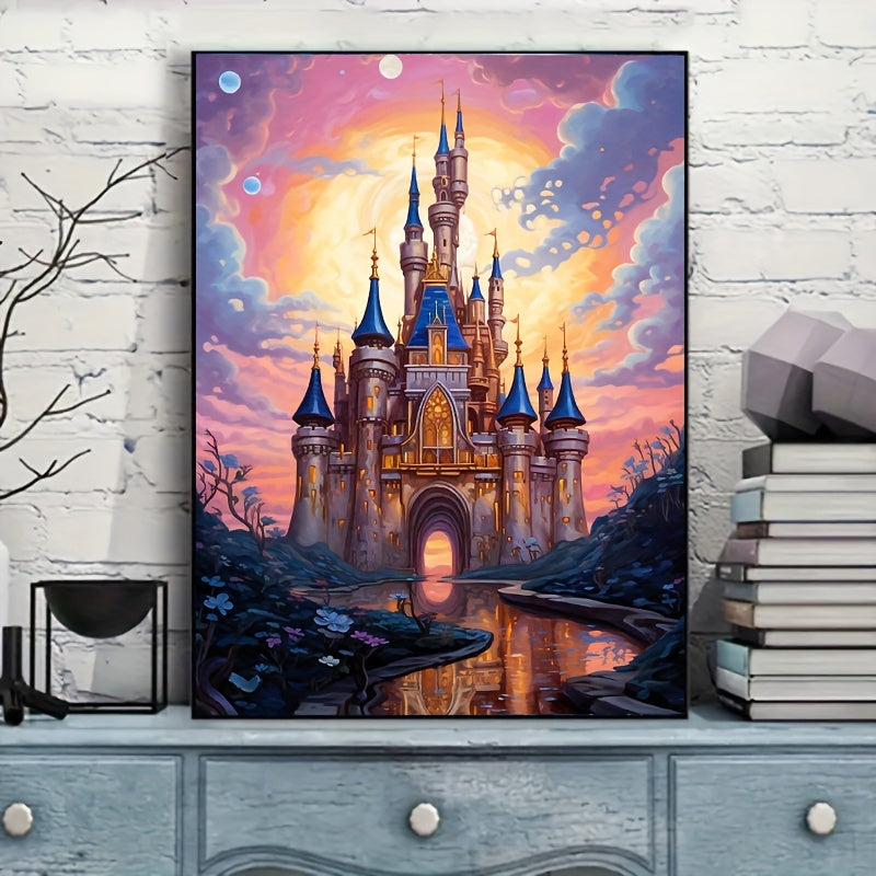 Castle Fantasy Landscape 5D Diamond Painting Kit For Beginners