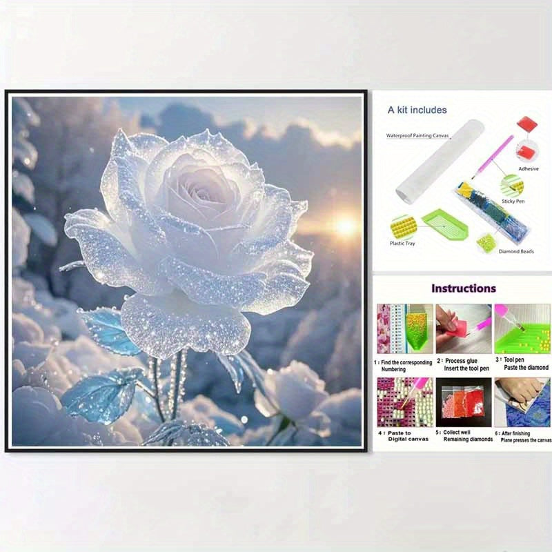 5D Round Diamond Painting Kit Full Drill For Beginners