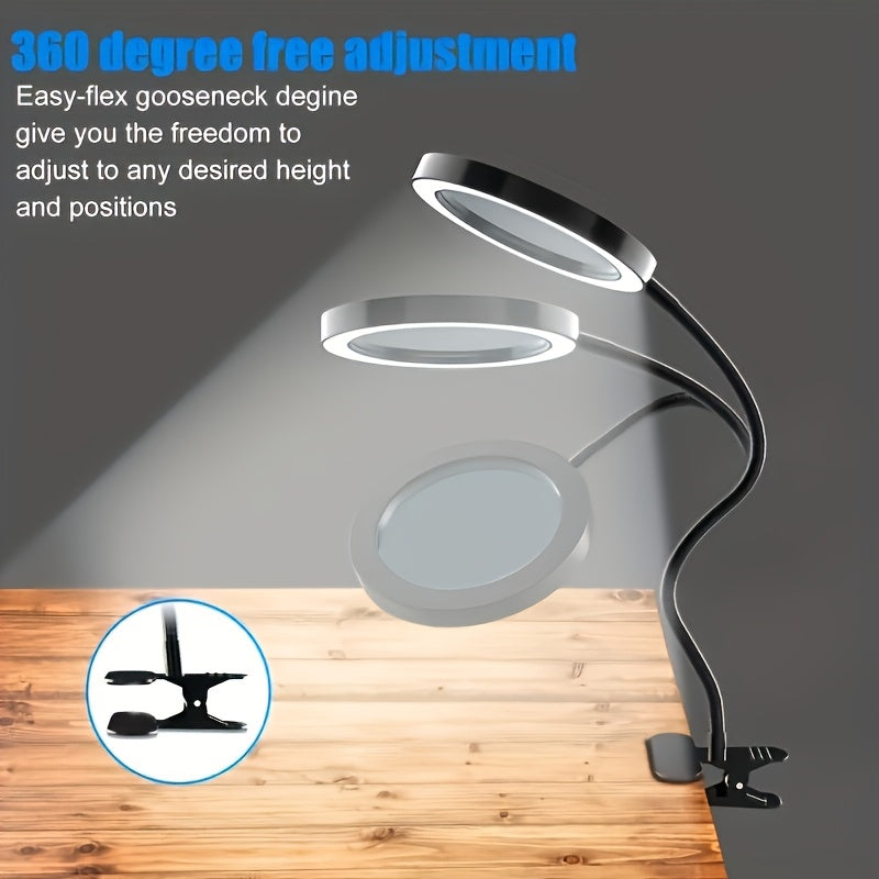 Diamond Painting Magnifier Light With 5V USB Clamp Lamp