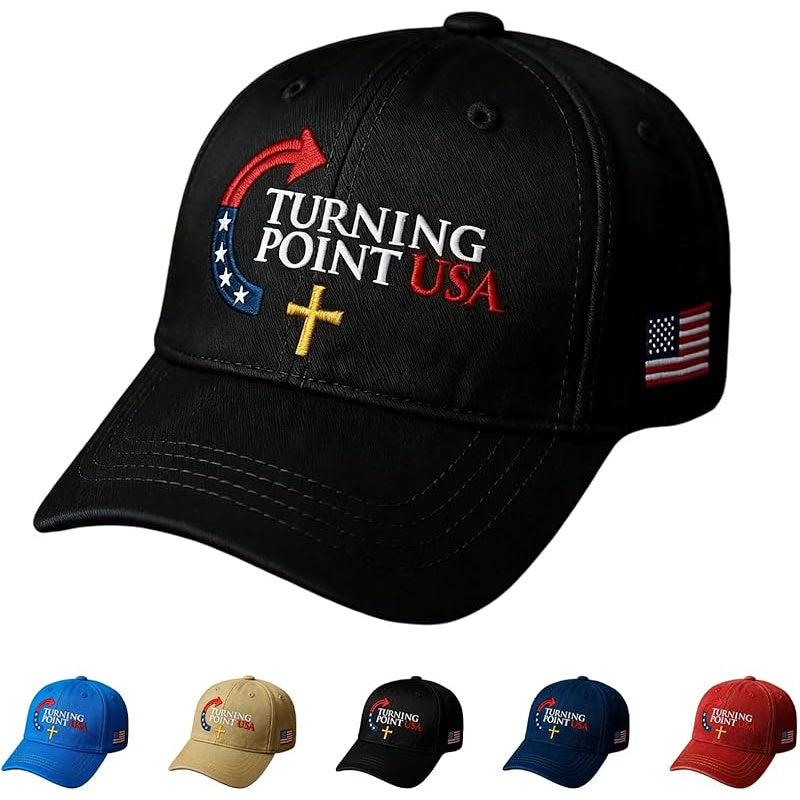 American Turning Point Patriotic Baseball Cap Unisex Adjustable Breathable
