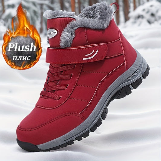 ZUTY Womens Snow Boots Fleece Lined Winter Waterproof Ankle Boot
