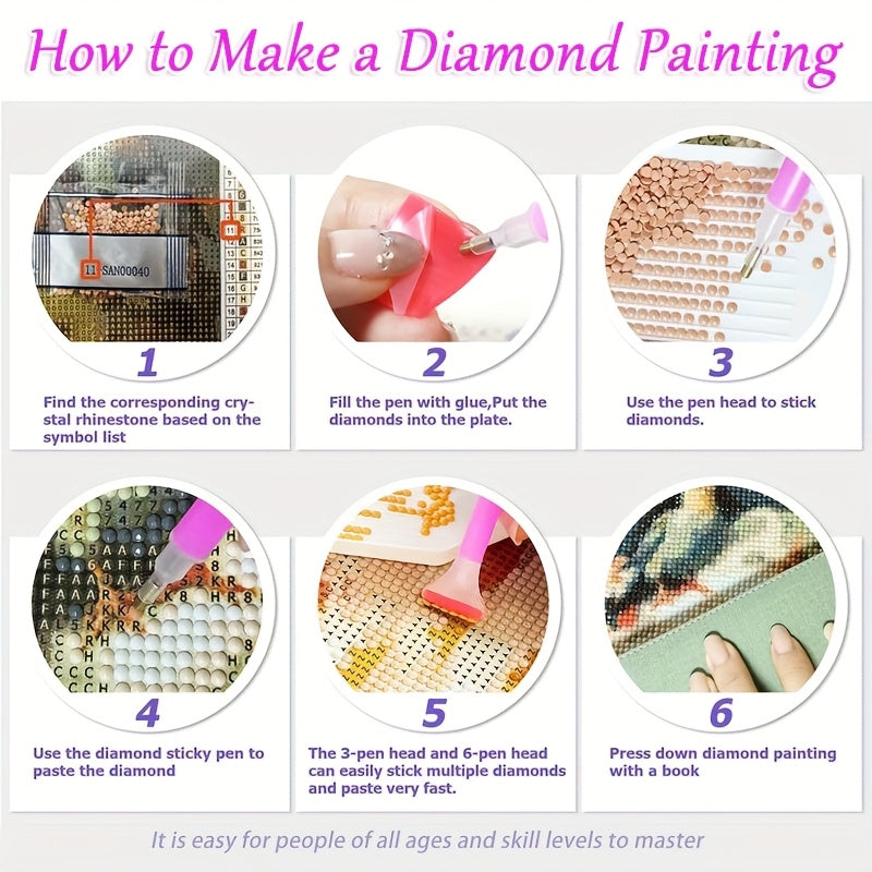 5D Diamond Painting Kit Praying In Tomb Religious Wall Art