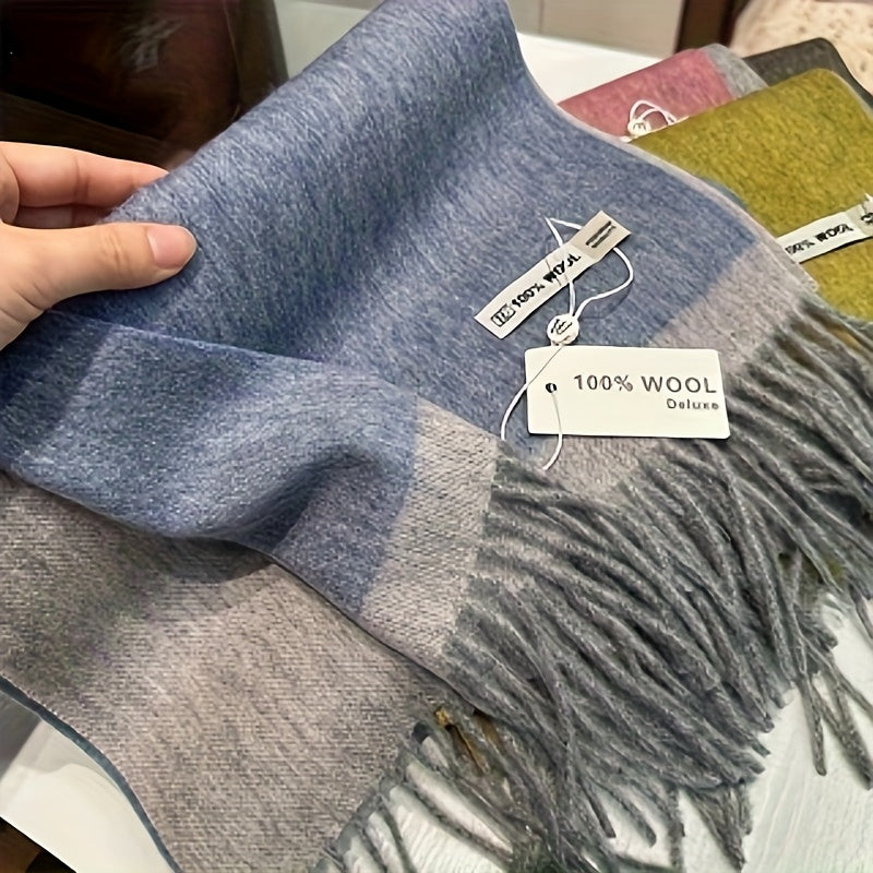 Australian Premium Wool Scarf For Women Winter Windproof Breathable