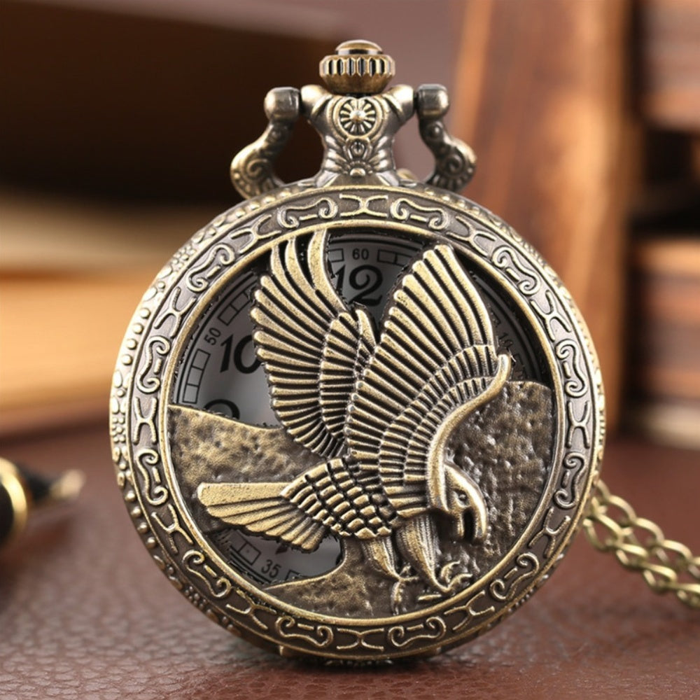 Six Vintage Pocket Watches Set Quartz Gifts For Family