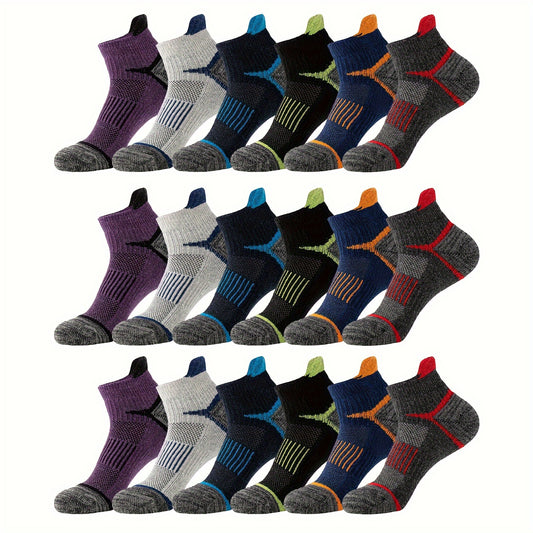 18 Pairs Of Hiking Running Ankle Wool Socks For Men And Women