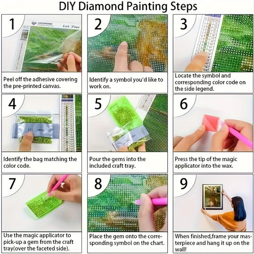 Diamond Art Kit Beach Landscape 5D DIY Wall Decor For Home