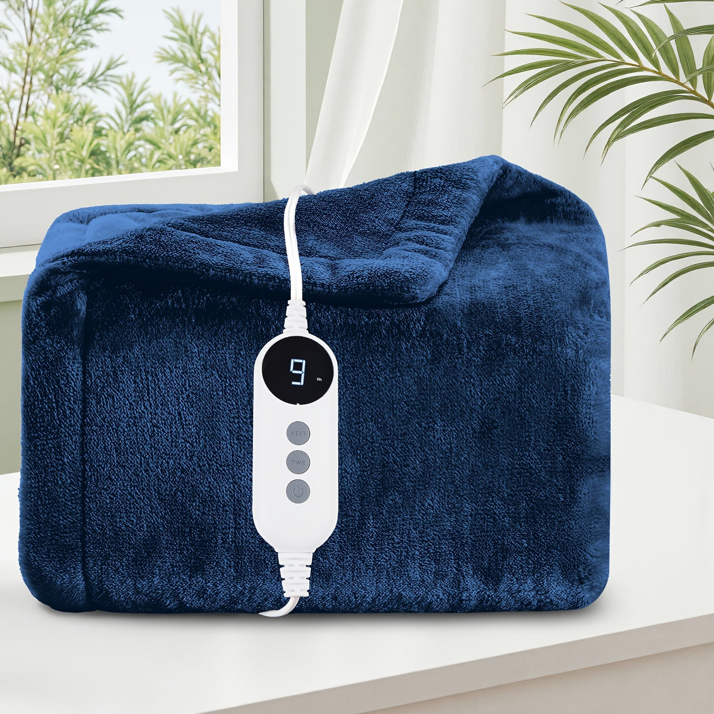SAMEBED Heated Electric Blanket With Auto Off And 9 Settings