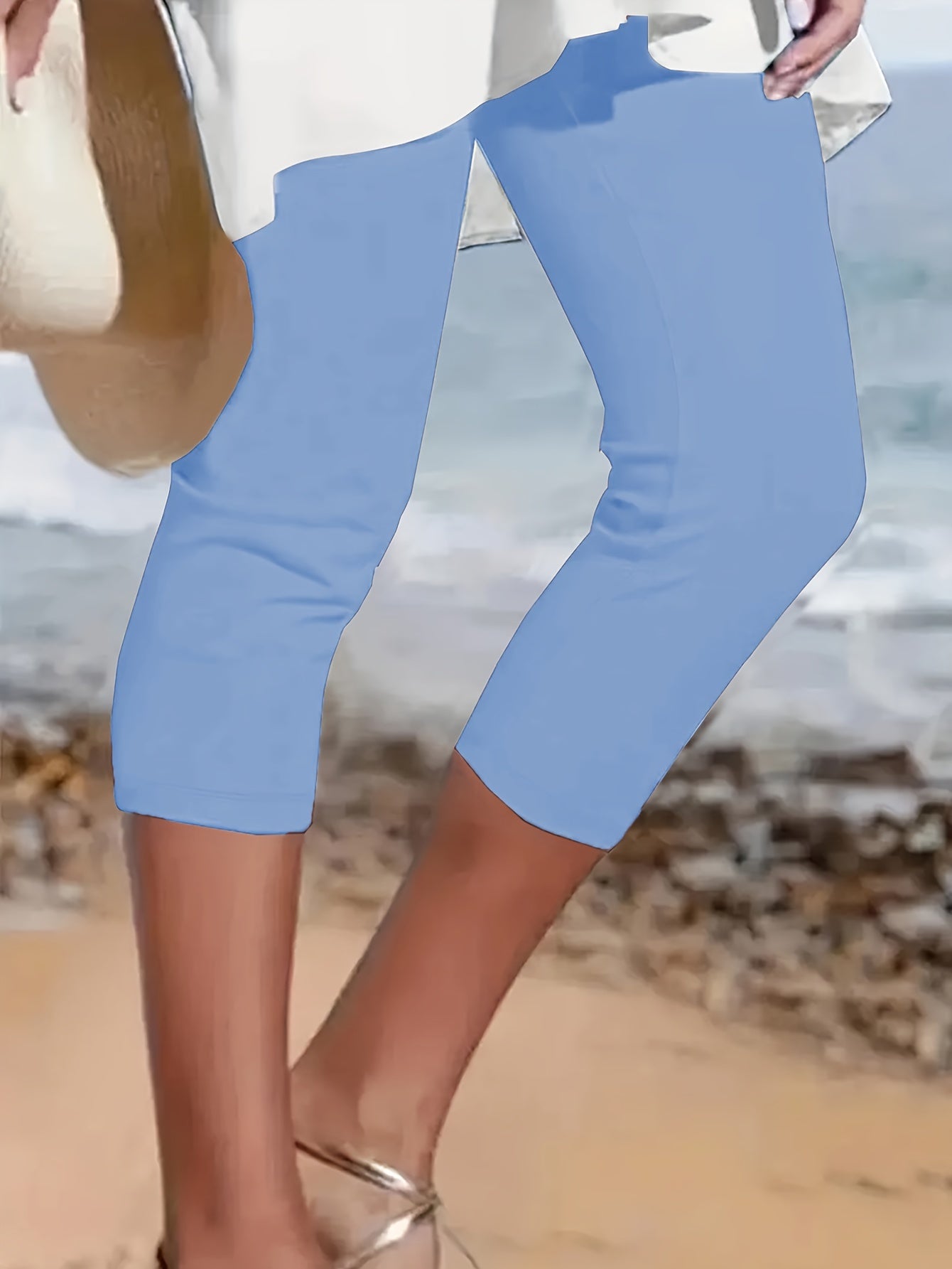 Three-Piece Sports Tights, Plus Yoga Pants And Leggings