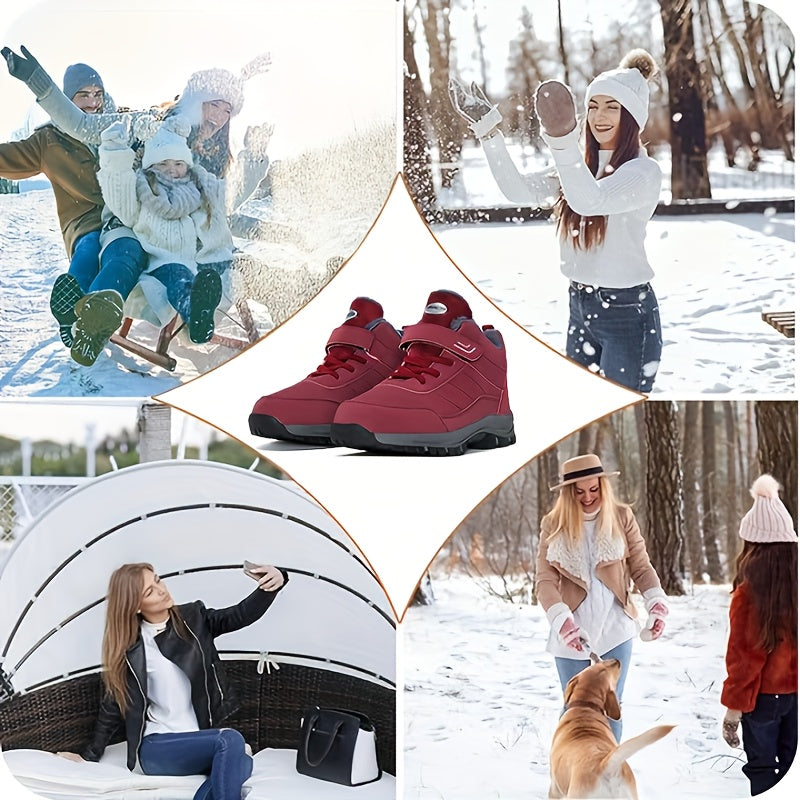 ZUTY Womens Snow Boots Fleece Lined Winter Waterproof Ankle Boot