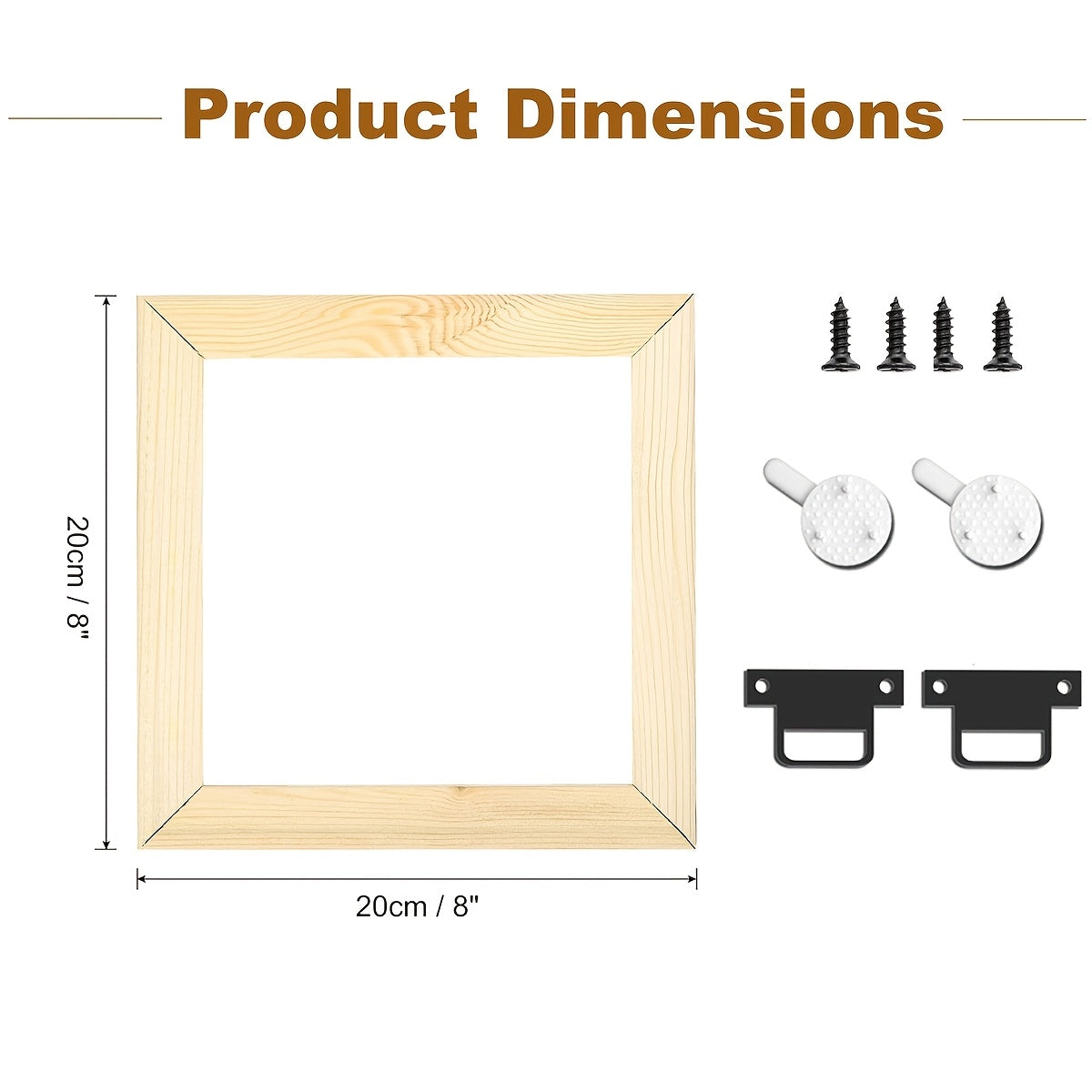 Solid Wood Poster Frame For Oil Painting Wall Art Decor
