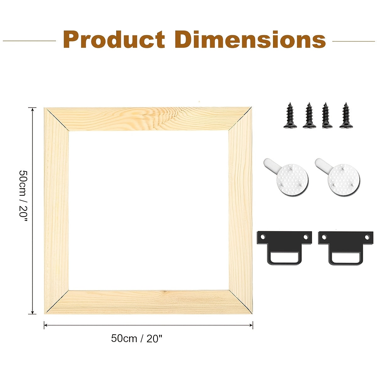 Solid Wood Poster Frame For Oil Painting Wall Art Decor