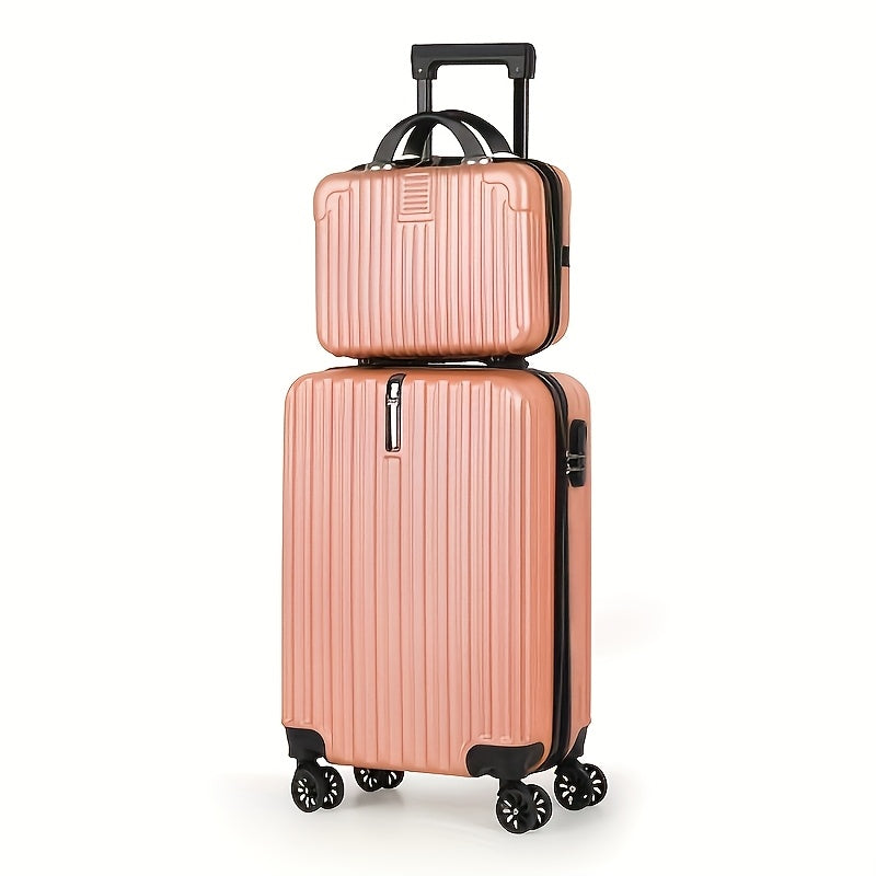 BTY Two Piece Luggage Set with Spinner Wheels Travel Case